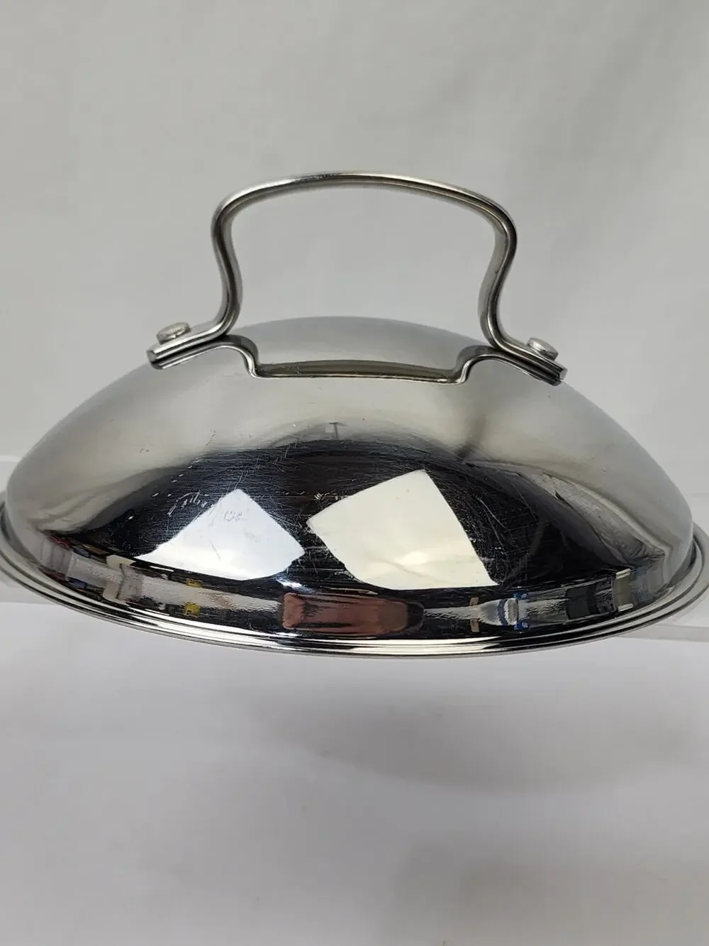 Belgique Stainless Steel Domed Replacement Lid (Only) Vented w Handle 6.5